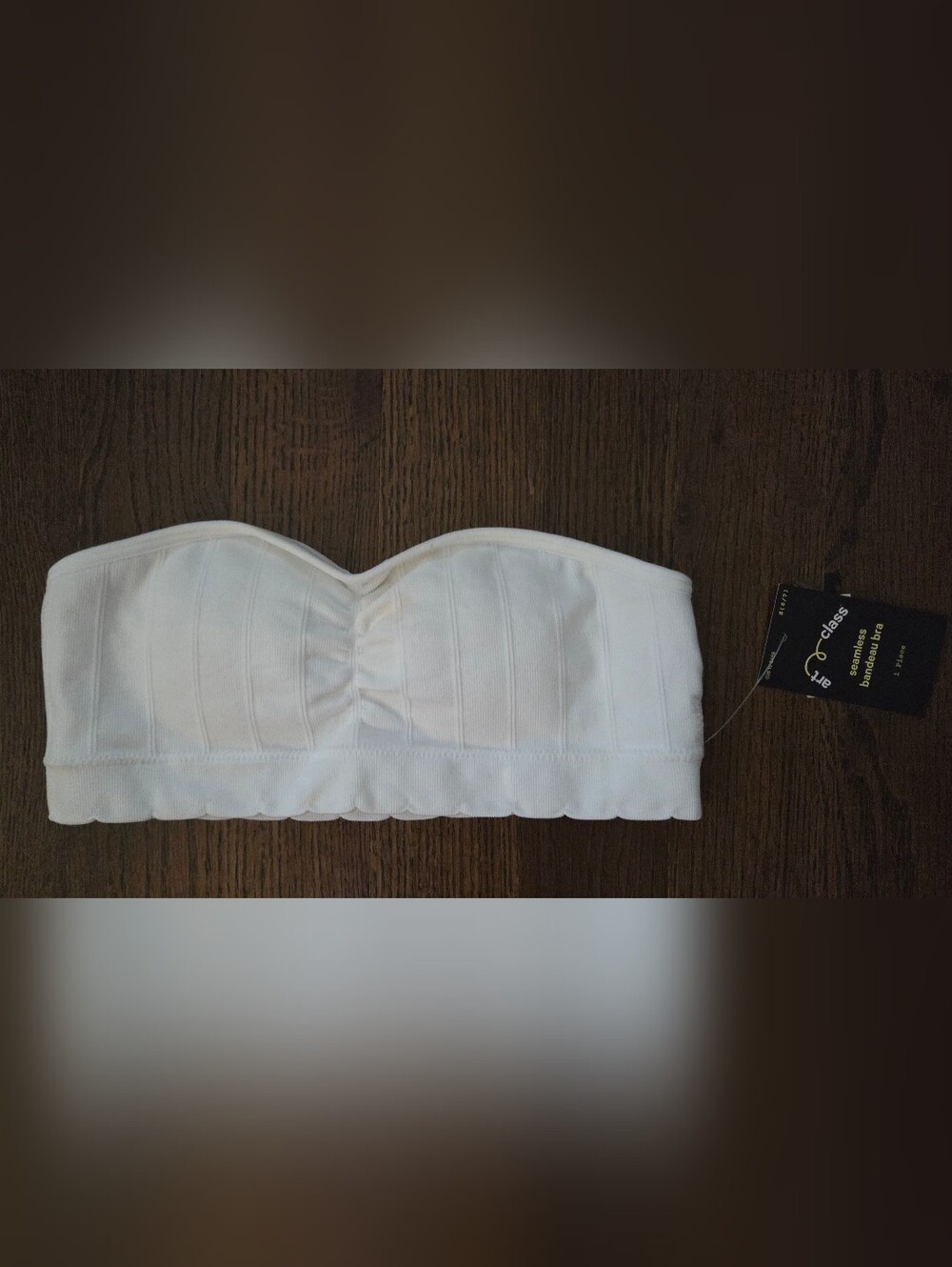 New Art Class Girls Small 6/7 White Bandeau Bra
